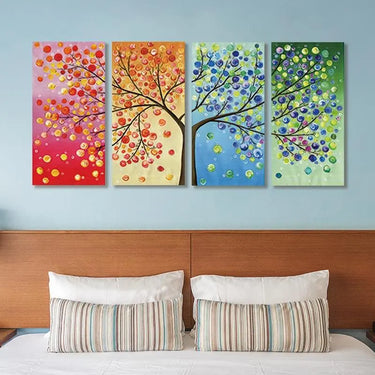 Four Seasons Tree of Life Wall Art-Your Soul Place